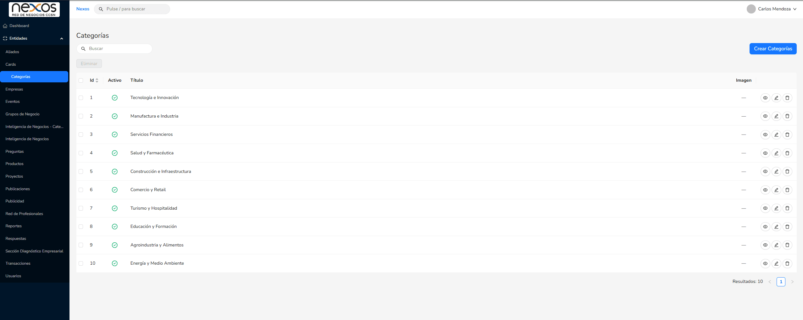 Nexos Admin Panel preview 3