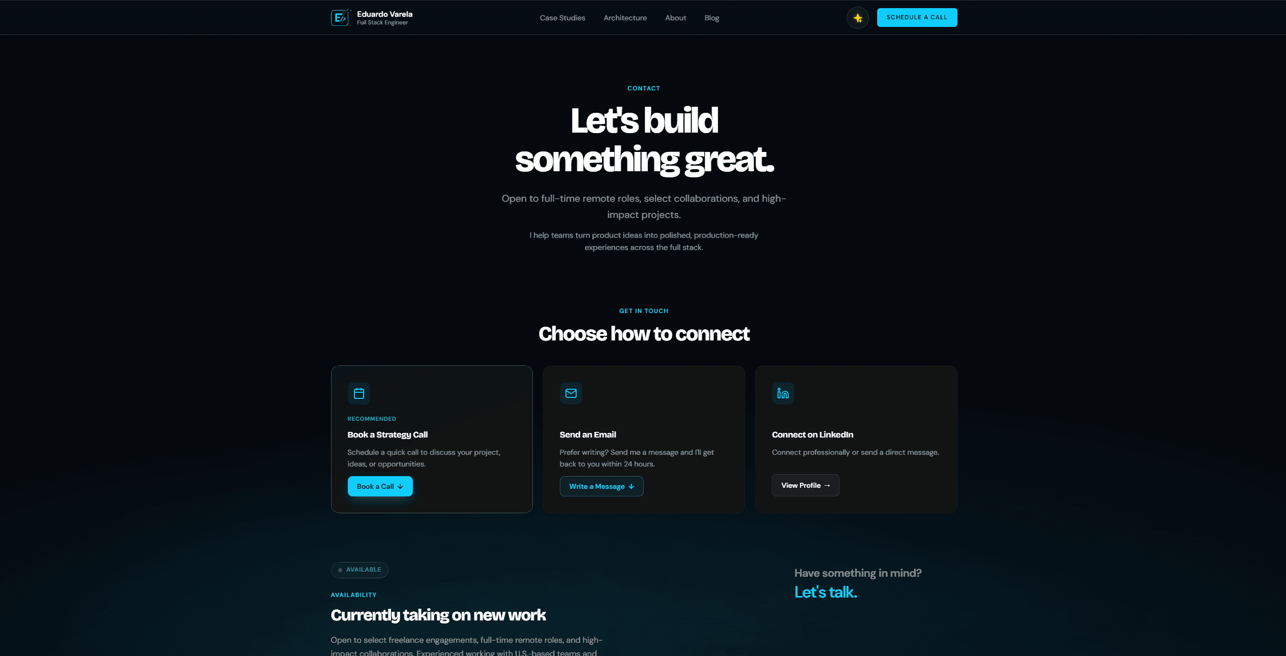 Personal Portfolio & Engineering Blog preview 5